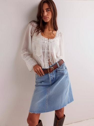 Free Assembly Denim Skirt