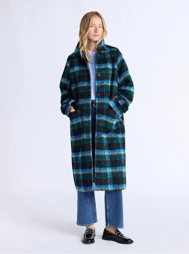 Free Assembly Plaid Coat product image